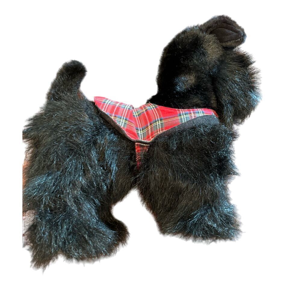Scottie dog stuffed real like toy/stuffed animal decor